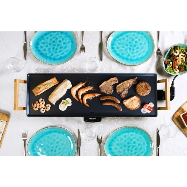 Bestron Teppanyaki XL ABP603BB, Elektro-Grillplatte – Bild 6