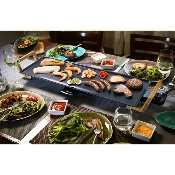 Bestron Teppanyaki XL ABP603BB, Elektro-Grillplatte – Bild 7