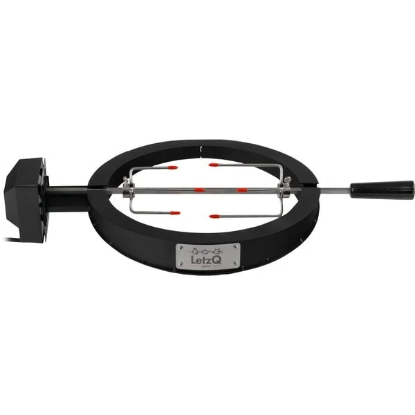 Big Green Egg Drehspieß LetzQ Spit, 13", 5-teiliges Set, Grillspieß – Bild 2