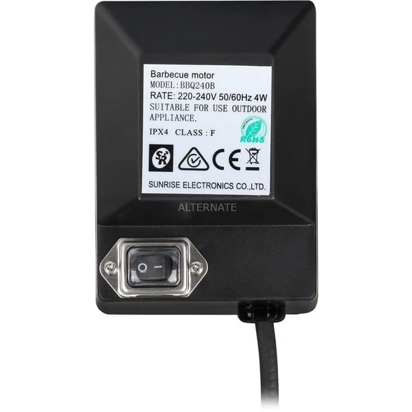 Big Green Egg Drehspieß LetzQ Spit, 13", 5-teiliges Set, Grillspieß – Bild 6