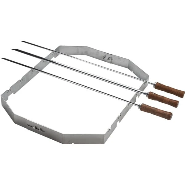 Moesta Churrasco'BBQ Set Für Smokin' PizzaRing, Für 57cm Kugelgrill, Spieß