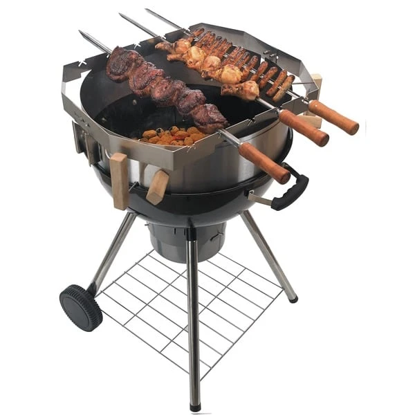Moesta Churrasco'BBQ Set Für Smokin' PizzaRing, Für 57cm Kugelgrill, Spieß – Bild 3