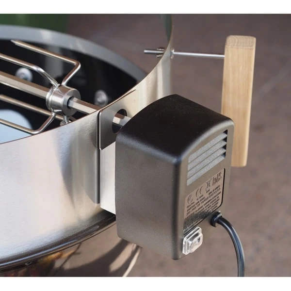 Moesta Rotisserie-Set Für Smokin' PizzaRing, Für 57 / 58 / 60cm Kugelgrill, Grillspieß – Bild 8