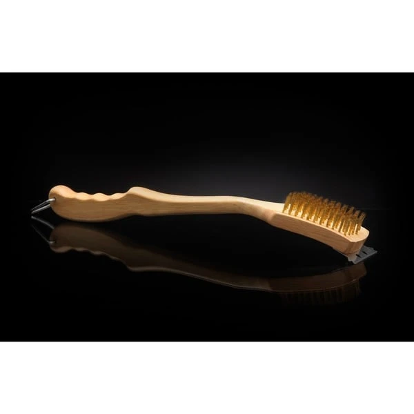 Napoleon Grill­-Reinigungsbürs­te Mit Messingborsten, Holzgriff, Grill-Reinigungsbürste – Bild 3