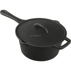 Napoleon Gusseiser Soßentopf Mit Deckel, Pfanne