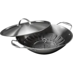 Weber CRAFTED Wok & Dampfgarer Mit Dünsteinsatz 7684