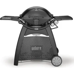 Weber Gasgrill Q 3200 Station Black +Schild +Rost