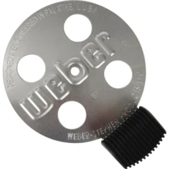 Weber Lüftungsschieber-Kit Deckel, Für Holzkohle-Grills, Ersatzteil